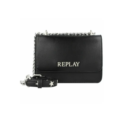 Afbeelding van Replay Schoudertas, Dames, Maat: One Size, Black