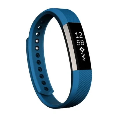 Afbeelding van Fitbit Alta siliconen bandje, Maat: Small, Lengte: 18.5CM Blauw