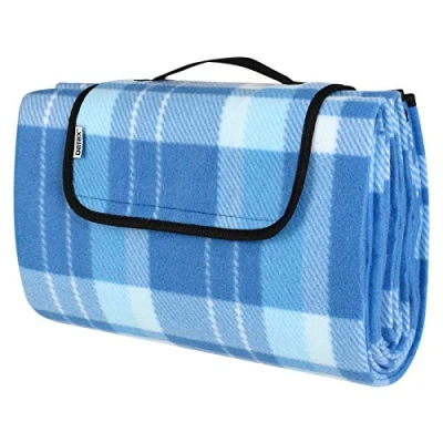 Afbeelding van Picknickdeken Blauw/Wit 1,95x1,50m