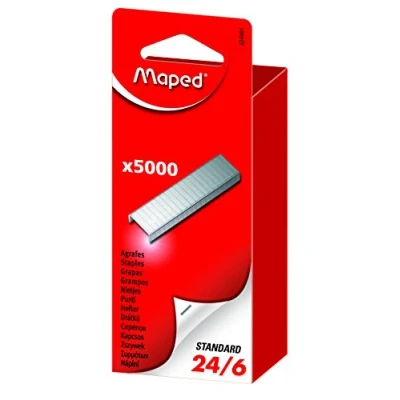 Image de Boîte de 5000 agrafes 24/6 Maped