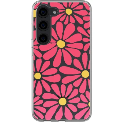Afbeelding van imoshion hoesje Geschikt voor Samsung Galaxy S23 Design Dusty Rose Flowers Connect