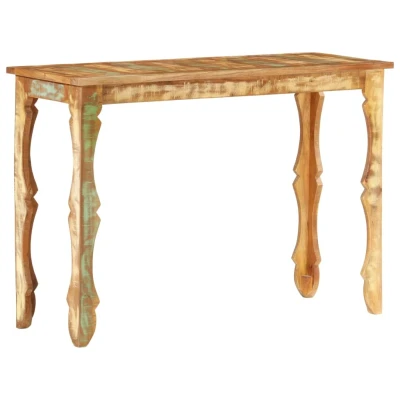 Afbeelding van Wandtafel 110x40x76 cm massief gerecycled hout