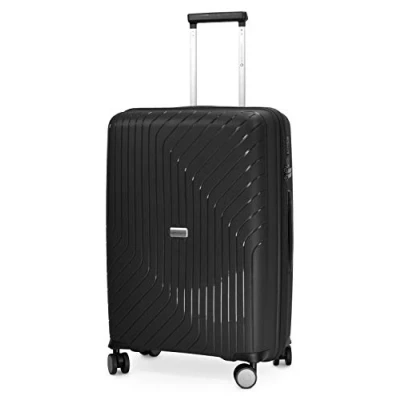Afbeelding van HAUPTSTADTKOFFER Serie TXL extra lichte en robuuste trolleys, hardshell koffer, cabinebagage takbagage, zwart, Koffer 66 cm,