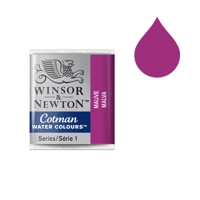 Image de Winsor &amp; Newton Cotman aquarelle (demi godet) 398 mauve