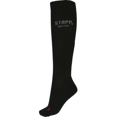 Afbeelding van Stapp Horse Kniekous Compression Zwart Ruiterkleding 39 42