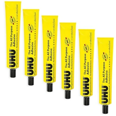 Afbeelding van UHU 6 tubes universele lijm 60 ml