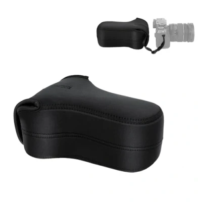 Afbeelding van JJC Neopreen cameratas voor Canon EOS M50 M5 M6 Mark II + EF M 55 200 mm/EF 18 150 mm lens, Fuji Fujifilm X T30 T20 T10 T100 E4 E3 XF mm/XC 500 230 millimeter