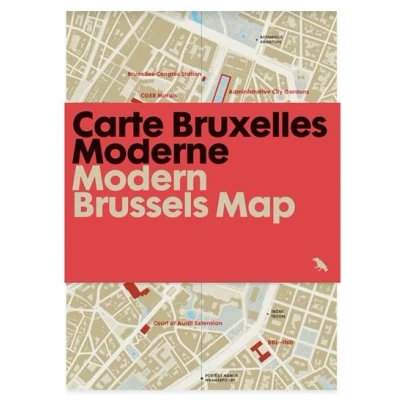 Image de MODERN BRUSSELS MAP / CARTE BRUXELLES MODERNE