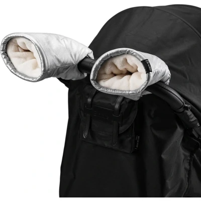 Afbeelding van Elodie kinderwagen Handschoenen Handwarmers Hand warmers buggy Silver Sheen