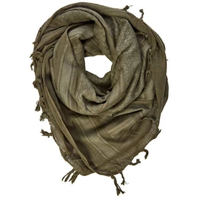 Afbeelding van Miltec Shemagh, Keffiyeh, doek, sjaal voor volwassenen, uniseks, groen (olijf), 110 x cm
