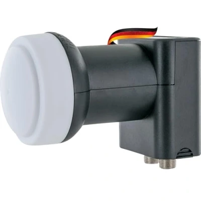 Afbeelding van SCHWAIGER 289 Twin LNB Low Noise Blockconverter Digital Cap Parabool Accessoires Multifeed Weerbescherming Antraciet