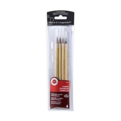 Afbeelding van Royal &amp; Langnickel RSET 9149 bamboe borstelset 4 delig bruin