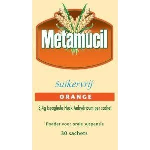 Afbeelding van Metamucil Skvr Orange Poeder In Sachet 3,4g