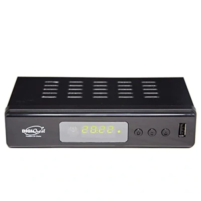 Afbeelding van Digiquest Twin Tuner Rec Small Edition Full HD DTT decoder met video opnamefunctie, zwart