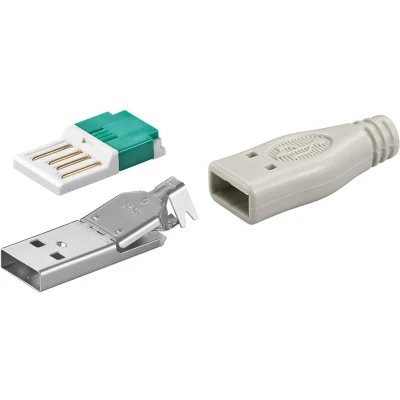 Afbeelding van Goobay USB A connector voor krimpmontage zonder gereedschap
