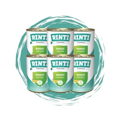 Afbeelding van RINTI Canine Gewicht met Kip Hondenvoer 800 g 6 x