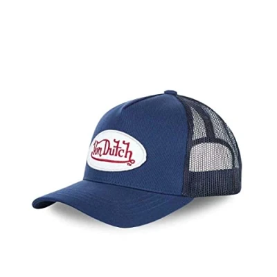 Afbeelding van Von Dutch Verstelbare pet voor dames en heren, baseballpet, alle seizoenen, origineel casual fit, Blauw