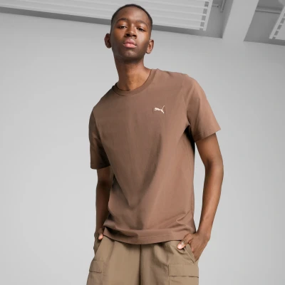 Afbeelding van Puma Tshirt print, Heren, Maat: Large, Totally taupe