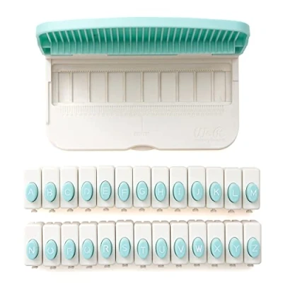 Afbeelding van We R Memory Keepers 661599 Word Punch Board, Lichtblauw