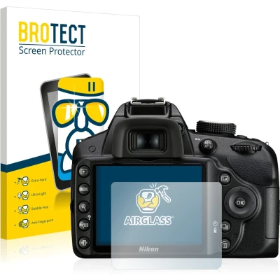 Afbeelding van BROTECT Screenprotector voor Nikon D3200 Folie Beschermfolie Beschermglas transparant