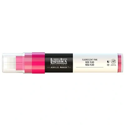 Afbeelding van Liquitex Marker, brede punt, fluorescerend roze