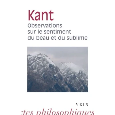 Image de Observations sur le sentiment du beau et sublime