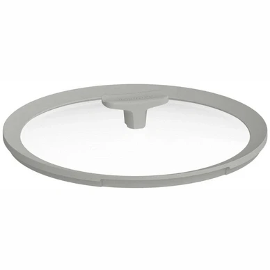 Afbeelding van LEO Glazen deksel Balance Moonmist Ø 32cm Grijs