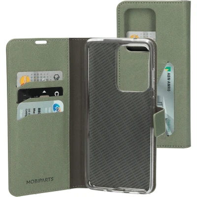 Afbeelding van Mobiparts Classic Wallet Case Samsung Galaxy S20 Ultra 4G/5G Stone Green