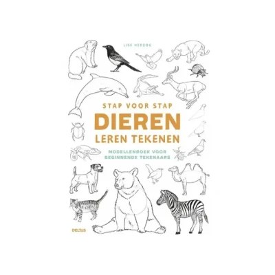 Afbeelding van Uitgeverij deltas stap voor dieren leren tekenen