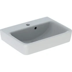 Afbeelding van Geberit Renova Plan fontein wit (50 x 38 cm) 1 kraangat, met