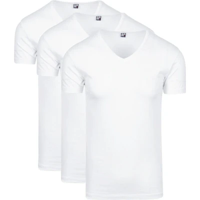 Afbeelding van Alan Red Oklahoma T shirt Stretch V hals Wit Maat XXL 93% katoen