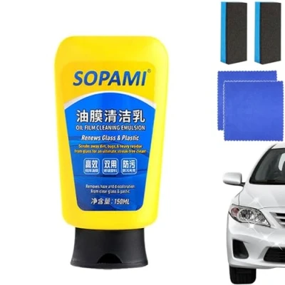 Afbeelding van Sopami Auto oliefilm reinigingsemulsie, autocoatingspray, verwijdert snel autoglasoliefilm (1 stuk)