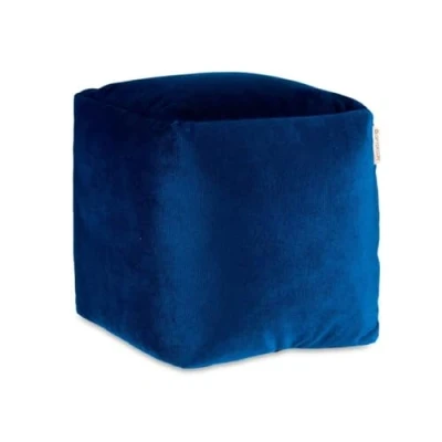 Afbeelding van Poef Fluweel Blauw 30 x cm (4 Stuks)