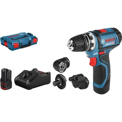 Image de BOSCH GSR 12V 15 FC perceuse visseuse sans fil en L BOXX 102 (2x 2.0Ah batterie + chargeur) 06019F6000
