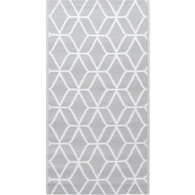 Afbeelding van Buitenkleed 120x180 cm PP grijs