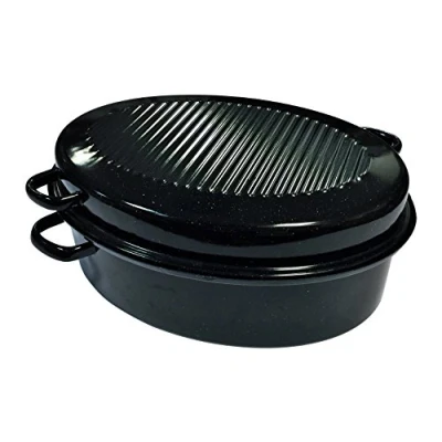 Image de Daubière en acier émaillé 42cm noire Kochstar k32711042