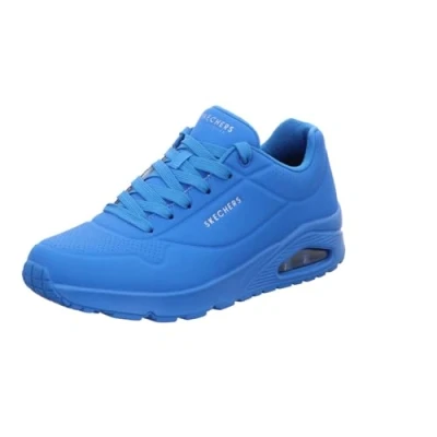 Image de Skechers Baskets Uno Stand on Air pour homme, Maille Durabuck bleue, 42.5 EU