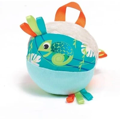 Afbeelding van Ludi Kameleon speelbal Meerdere textuur Babyspel Vanaf 3 maanden