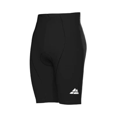 Afbeelding van DANISH ENDURANCE Fietsbroek voor heren, 3D bekleding, ademend en elastisch, zwart/zwart