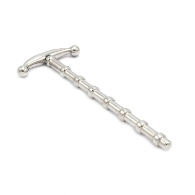 Afbeelding van RVS Penis Plug Ribbed XL