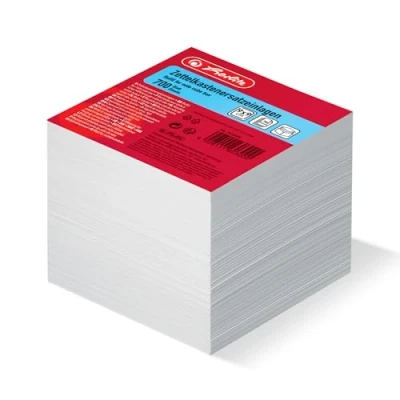 Afbeelding van Herlitz Zettelkastenersatzeinlage 9x9 700 Pag. weiß