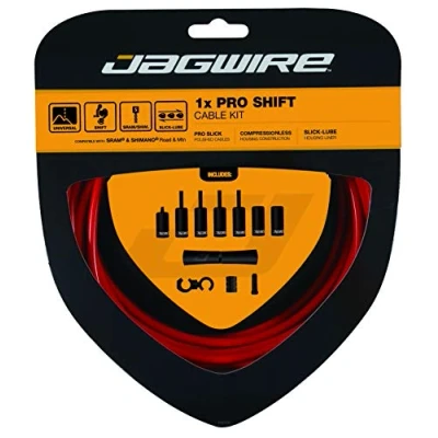 Afbeelding van Jagwire 1X Pro Shift Schakelkabel Set, rood