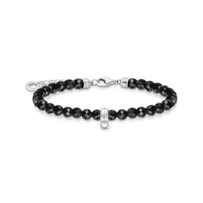 Afbeelding van Thomas Sabo Ladies Bracelet 925 Silver Onyx One Size Zwart 32023674