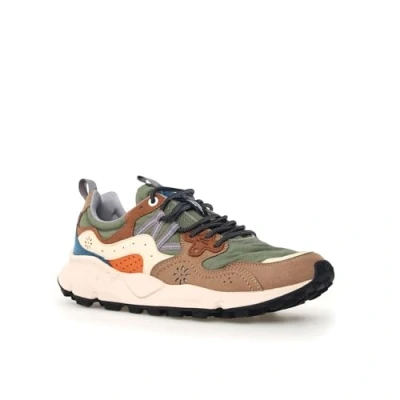 Afbeelding van Flower Mountain Yamano Kaiso Sneakers laag, Heren, Maat: 42, Braun Kunststof
