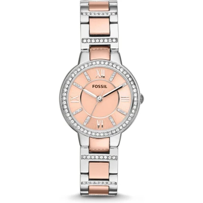 Afbeelding van Fossil dames Virginia horloge ES3405 in de kleur Zilver