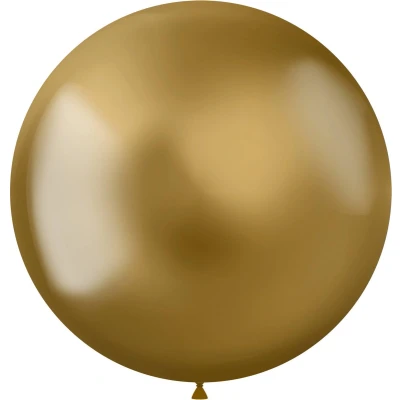 Afbeelding van Ballon intens goud metallic XL 48cm 5 stuks