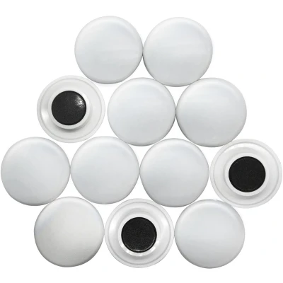 Afbeelding van Magnet Expert Groot wit paneel / planning magneet (40 mm diameter x 8 hoog) (1 verpakking van 12)