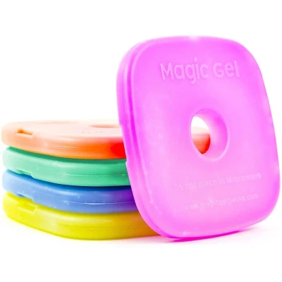 Afbeelding van 5 Tavolette di Ghiaccio per Borsa Frigo Panetti Termica Mantenere a Lungo il Freddo Riutilizzabili ed Ideali Pranzi al Sacco, Picnic, Campeggio Altro Magic Gel