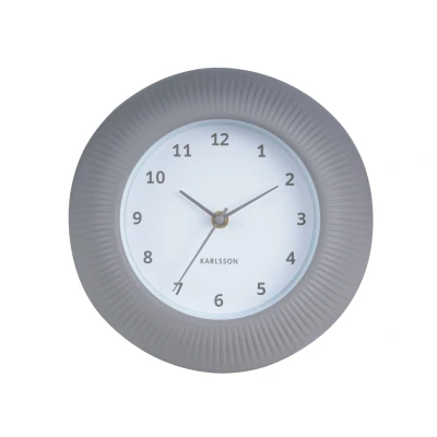 Afbeelding van Karlsson Wandklok Tender Rib Warmgrijs Ø25cm