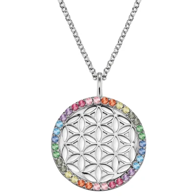 Afbeelding van Engelsrufer Dameshalsketting 32011394 zilver 925/1000 2,5 g zirkonia, 925SI/RHO sterling zilver, Zirkonia